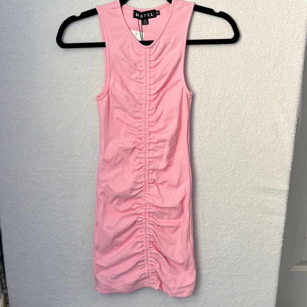 Motel Rocks Pink Sleeveless Mini Dress